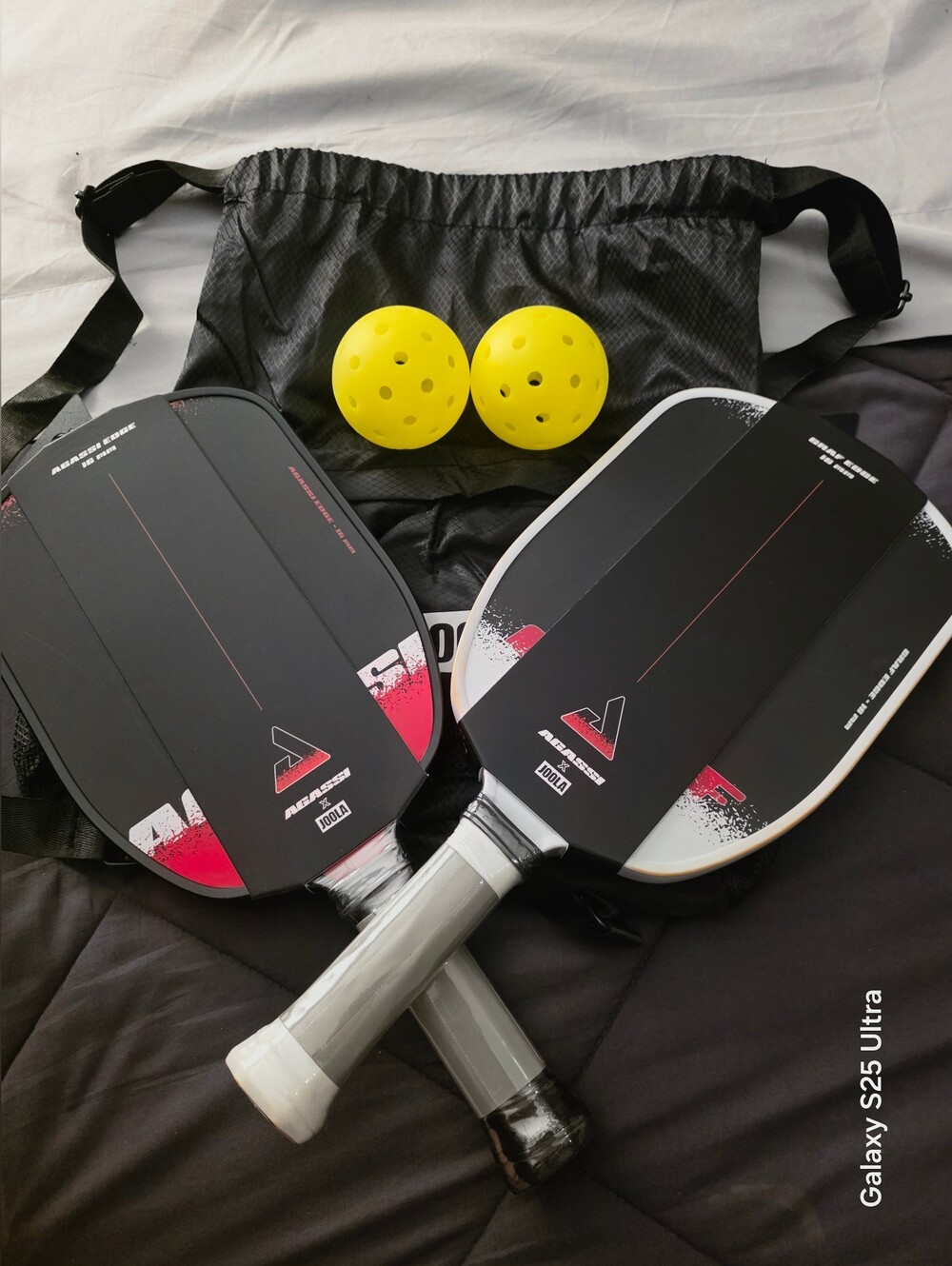 JOOALA STEFFI GRAF EDGE 16mm and ANDRE AGASSI EDGE 16mm Set New